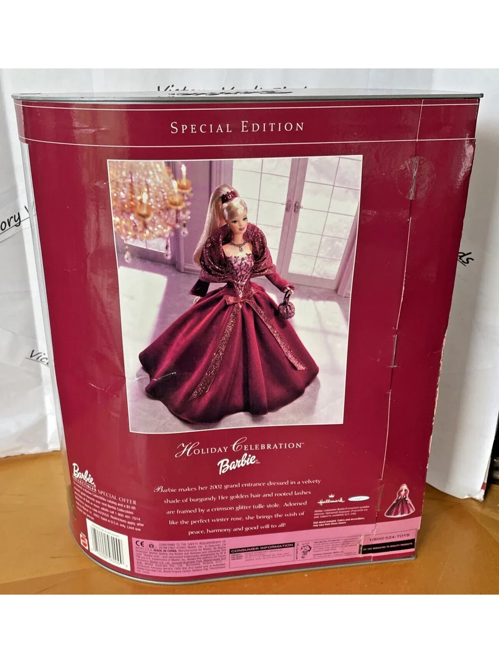 2002 Special Edition Holiday Celebration Barbie Doll Mattel NIB #56209